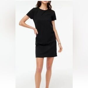 NWT J. Crew Factory Tee Shirt Dress, Black, BR01, Size Small